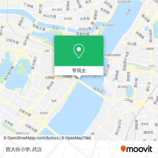 西大街小学地图