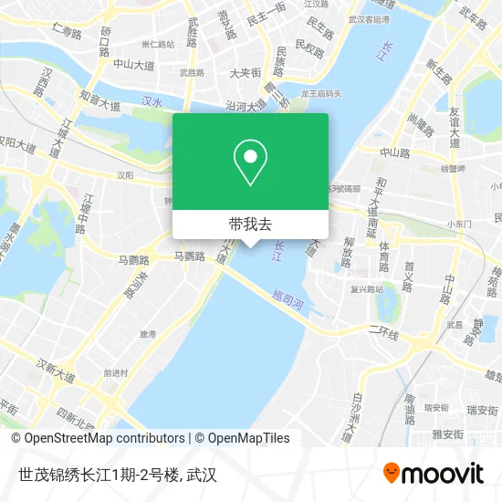 世茂锦绣长江1期-2号楼地图