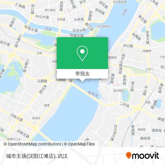 城市主场(汉阳江滩店)地图