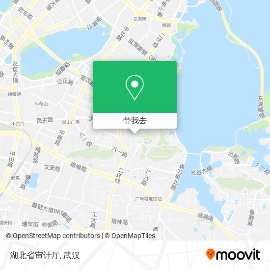 湖北省审计厅地图