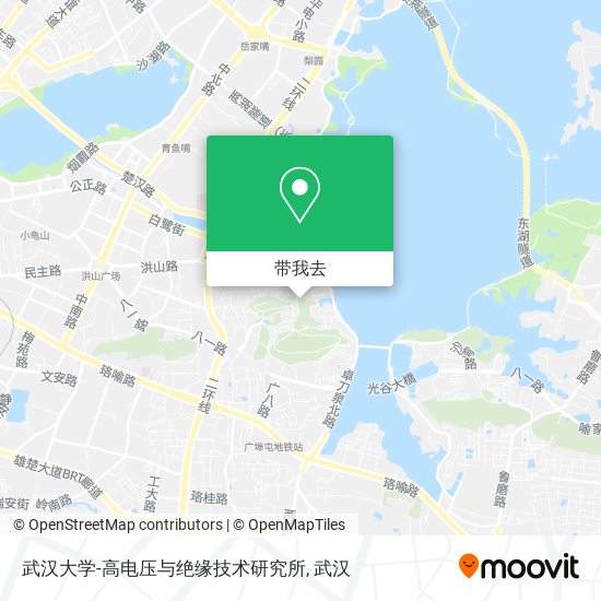 武汉大学-高电压与绝缘技术研究所地图