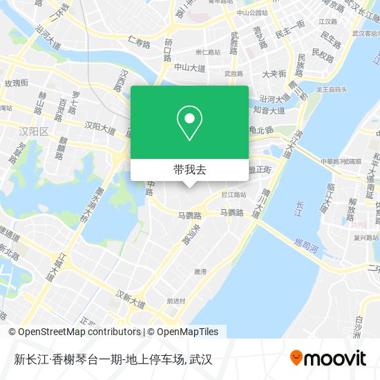 新长江·香榭琴台一期-地上停车场地图