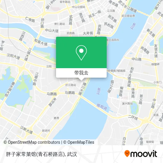胖子家常菜馆(青石桥路店)地图