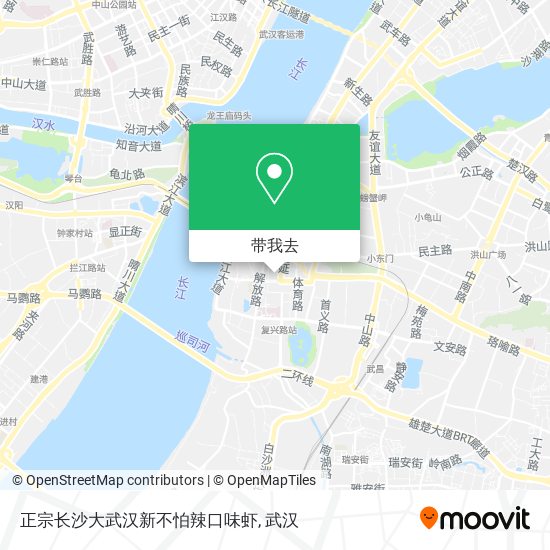 正宗长沙大武汉新不怕辣口味虾地图