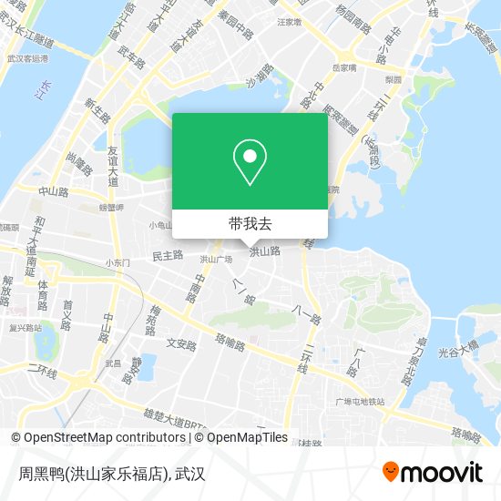 周黑鸭(洪山家乐福店)地图