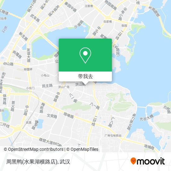 周黑鸭(水果湖横路店)地图