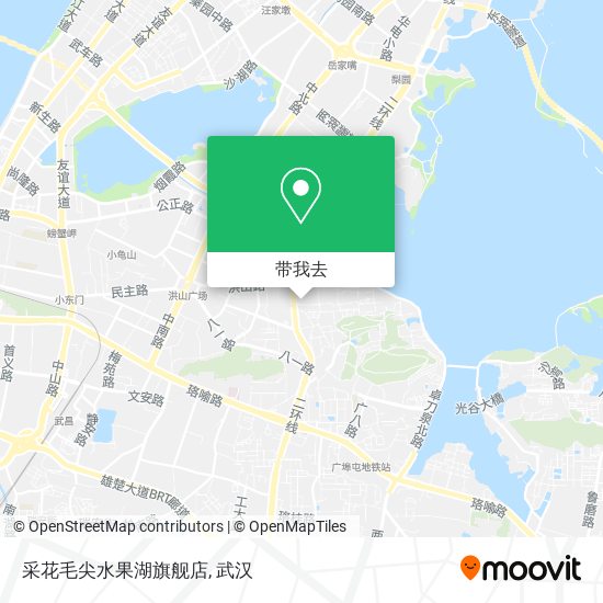 采花毛尖水果湖旗舰店地图