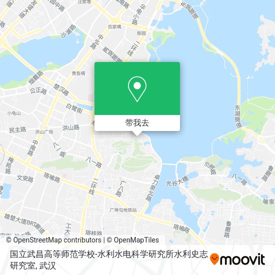 国立武昌高等师范学校-水利水电科学研究所水利史志研究室地图