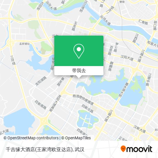 千吉缘大酒店(王家湾欧亚达店)地图