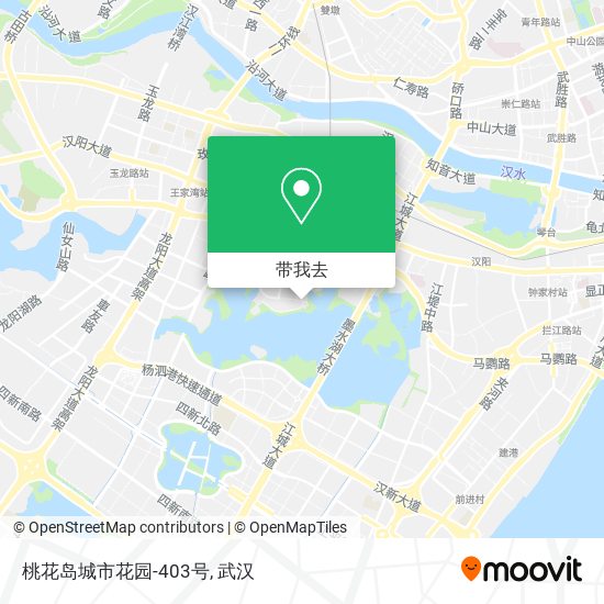 桃花岛城市花园-403号地图