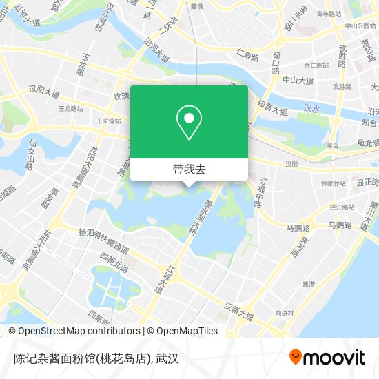 陈记杂酱面粉馆(桃花岛店)地图