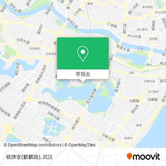 棋牌室(麒麟路)地图