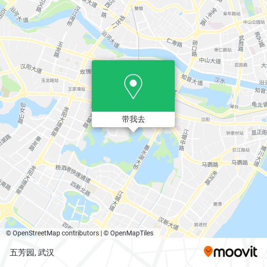 五芳园地图