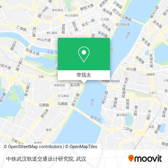 中铁武汉轨道交通设计研究院地图