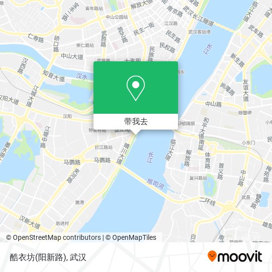 酷衣坊(阳新路)地图