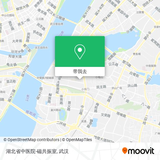 湖北省中医院-磁共振室地图