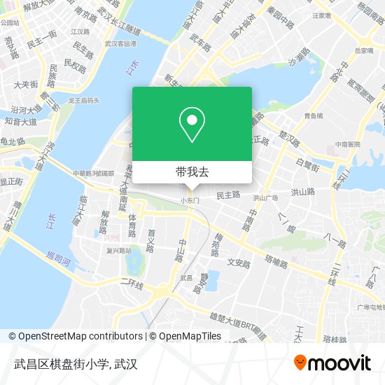 武昌区棋盘街小学地图