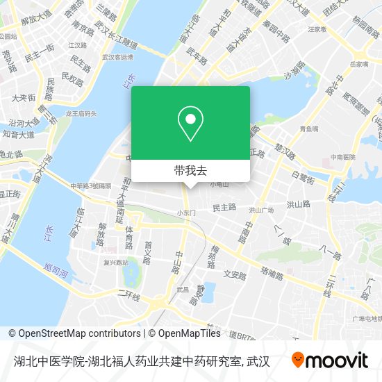 湖北中医学院-湖北福人药业共建中药研究室地图