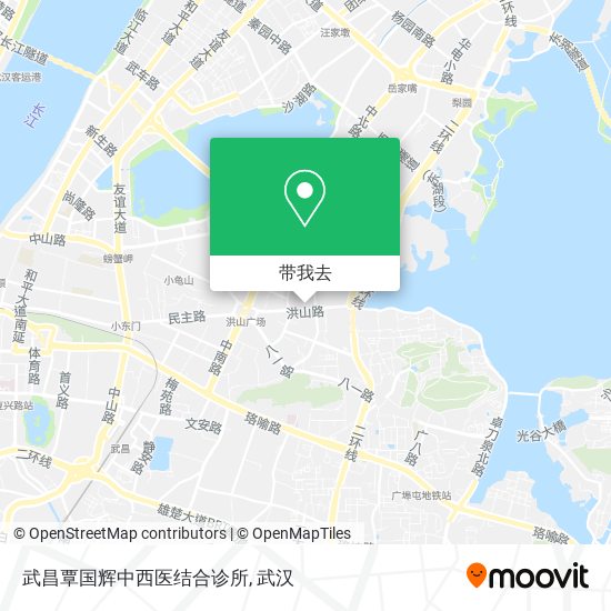 武昌覃国辉中西医结合诊所地图