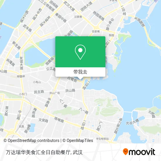 万达瑞华美食汇全日自助餐厅地图