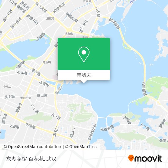 东湖宾馆-百花苑地图