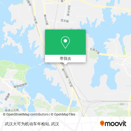 武汉大可为机动车年检站地图