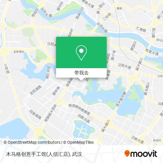 木马格创意手工馆(人信汇店)地图