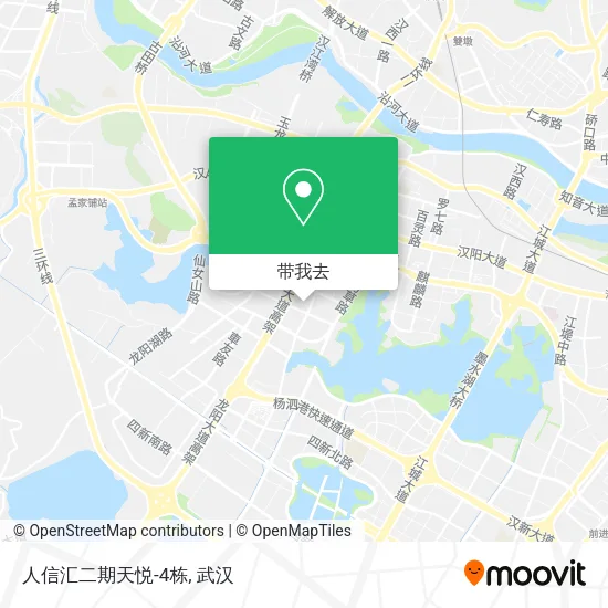 人信汇二期天悦-4栋地图