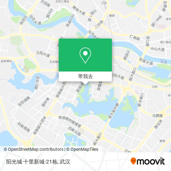阳光城·十里新城-21栋地图