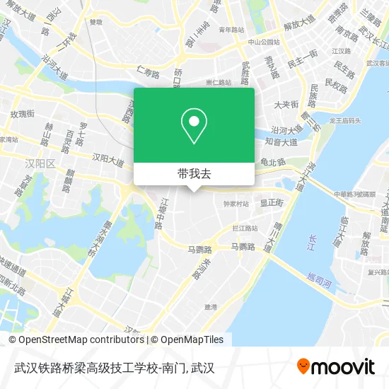 武汉铁路桥梁高级技工学校-南门地图