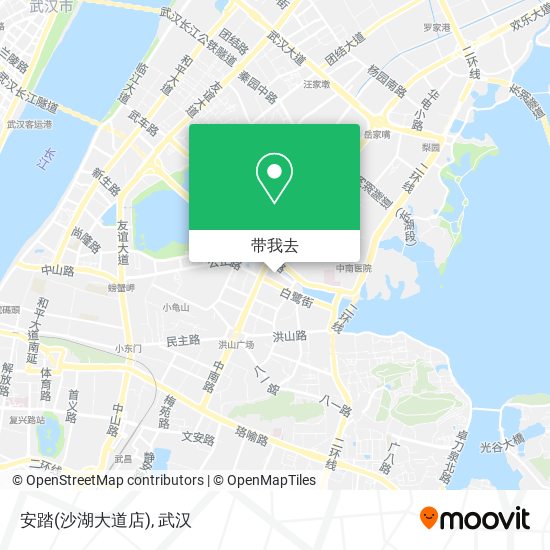 安踏(沙湖大道店)地图