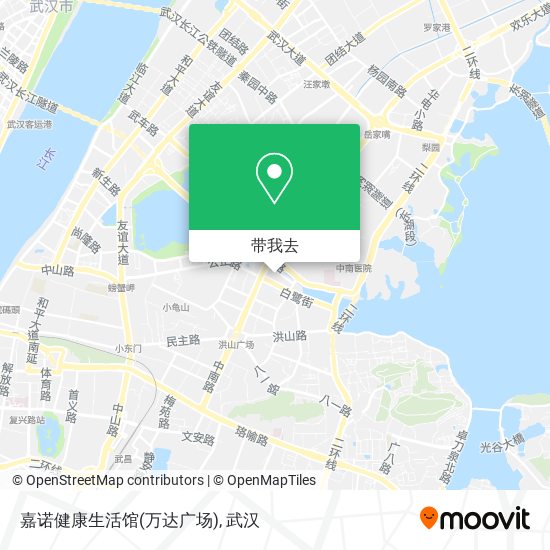 嘉诺健康生活馆(万达广场)地图