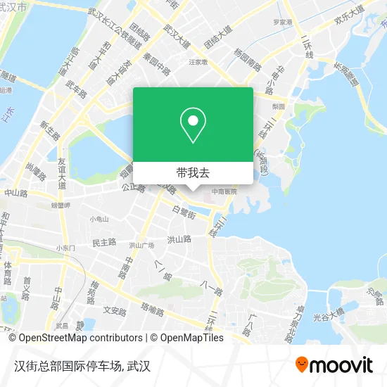 汉街总部国际停车场地图