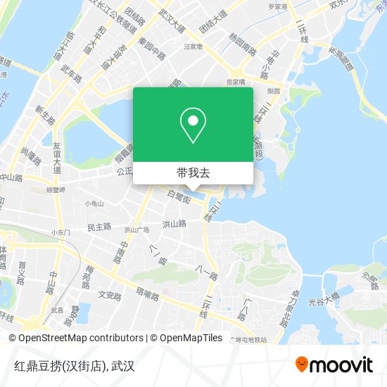 红鼎豆捞(汉街店)地图