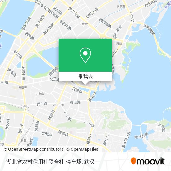 湖北省农村信用社联合社-停车场地图