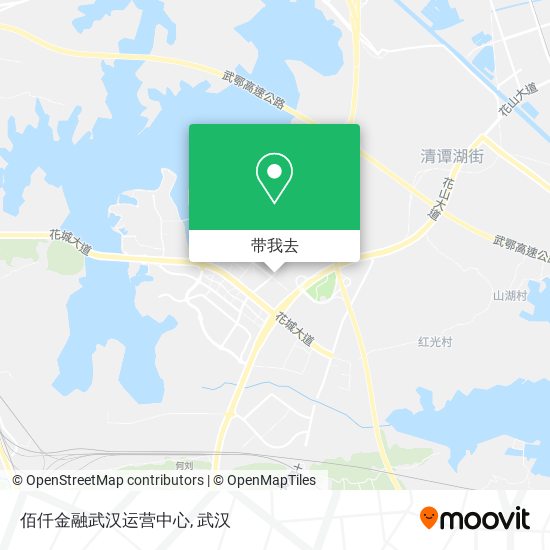 佰仟金融武汉运营中心地图