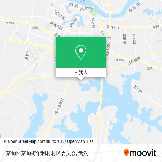 蔡甸区蔡甸街华利村村民委员会地图