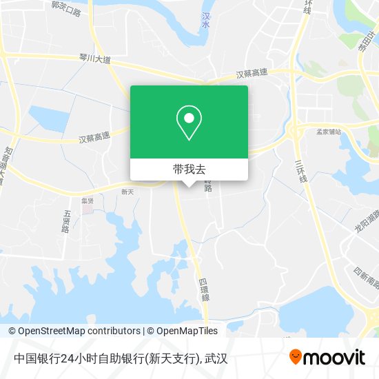 中国银行24小时自助银行(新天支行)地图