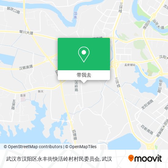武汉市汉阳区永丰街快活岭村村民委员会地图