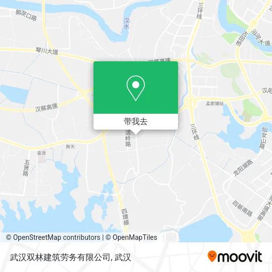 武汉双林建筑劳务有限公司地图