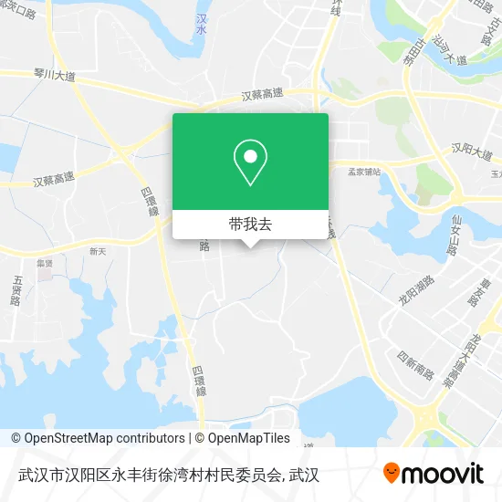 武汉市汉阳区永丰街徐湾村村民委员会地图