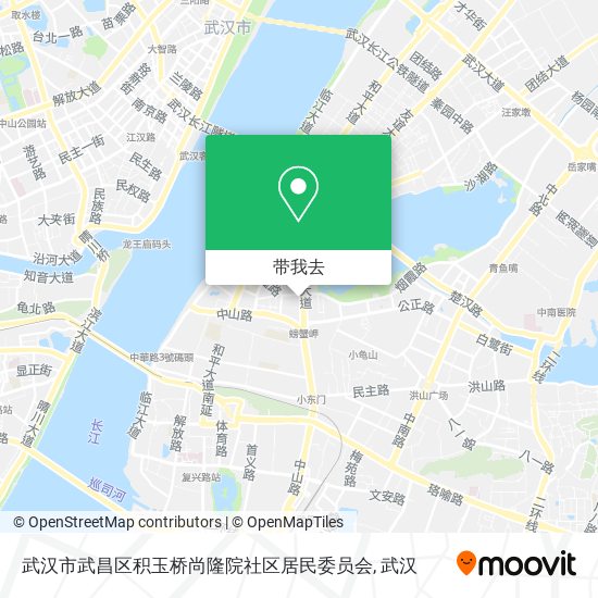 武汉市武昌区积玉桥尚隆院社区居民委员会地图