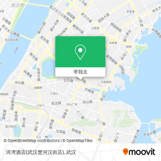 洱湾酒店(武汉楚河汉街店)地图