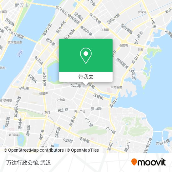 万达行政公馆地图