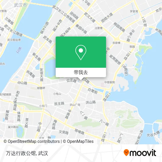 万达行政公馆地图