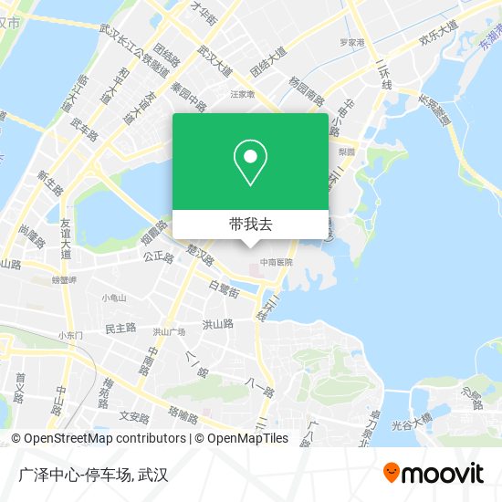 广泽中心-停车场地图