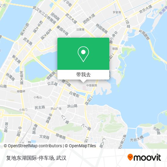 复地东湖国际-停车场地图