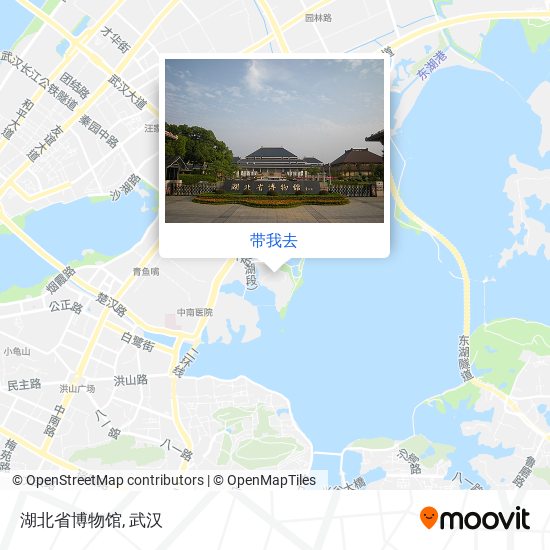 湖北省博物馆地图