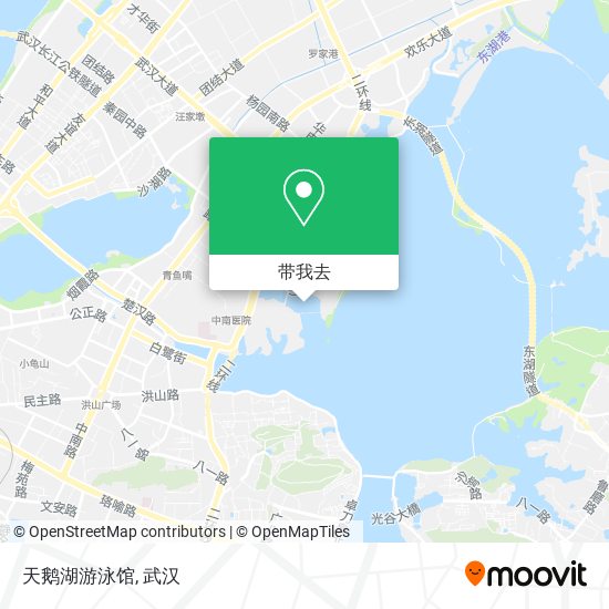 天鹅湖游泳馆地图
