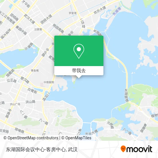 东湖国际会议中心-客房中心地图